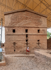 Image showing House of the Cross church, Lalibela, Ethiopia, Africa