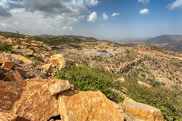 Image showing Ethiopian landscape, Ethiopia, Africa wilderness