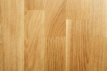 Image showing Oak parquet flooring