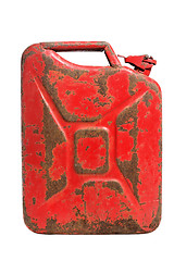 Image showing Rusty Gas Can