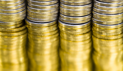 Image showing stack of o coins