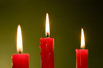 Image showing Three Candles