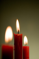 Image showing Three candles