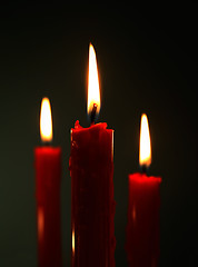 Image showing Three Candles