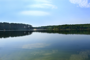 Image showing big lake in the forest