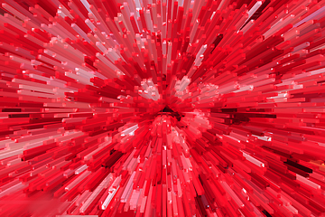 Image showing creative abstract red texture