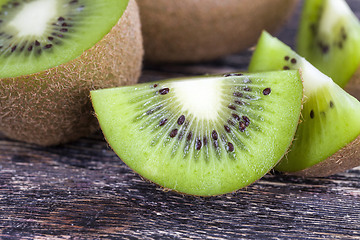 Image showing fresh green kiwi fruit