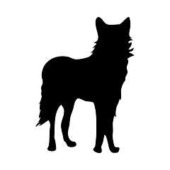 Image showing Dingo Silhouette