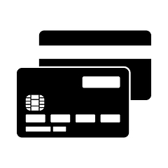 Image showing Front And Back Side Of Credit Card Icon