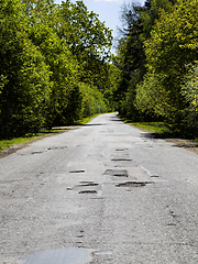 Image showing road with holes