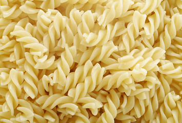 Image showing Cooked pasta fusilli