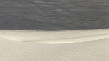 Image showing white snow in winter