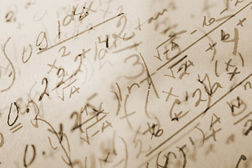 Image showing Math background