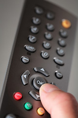 Image showing Digital television remote