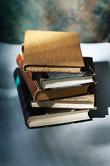 Image showing Book pile