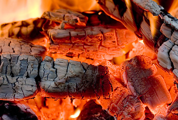 Image showing Hot coals