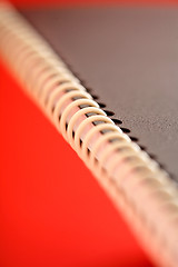 Image showing spiral back notebook