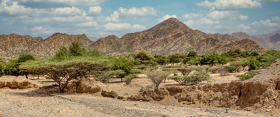 Image showing Ethiopian landscape, Ethiopia, Africa wilderness