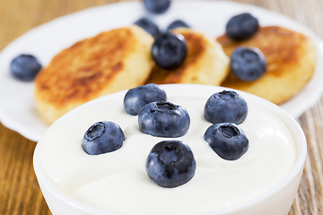 Image showing berries and cheesecakes