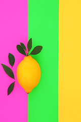 Image showing Healthy Lemon Fruit for Dieting Concept