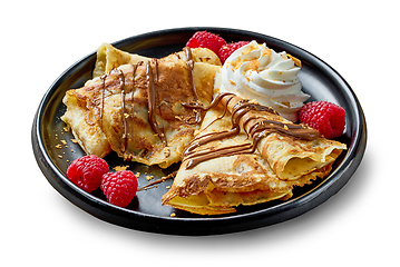 Image showing freshly baked crepes