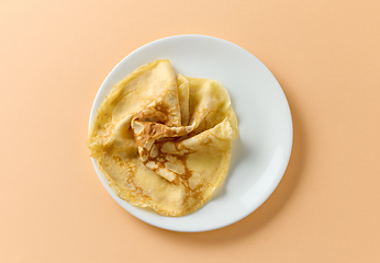 Image showing freshly baked crepe