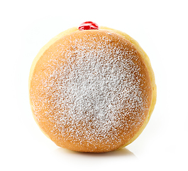 Image showing freshly baked jelly donut