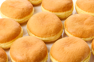 Image showing freshly baked jelly donuts