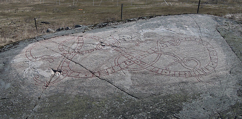 Image showing Runestone, Vikingage