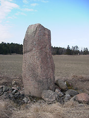 Image showing Runestone vikingage