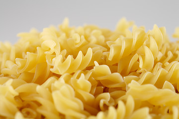 Image showing Uncooked pasta Fusilli