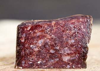 Image showing dark beef meat