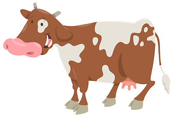 Image showing spotted cow farm animal