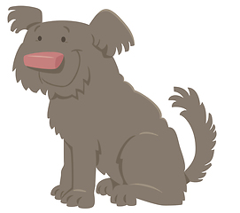 Image showing cute shaggy cartoon dog