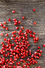 Image showing sweet and sour ripe pomegranate