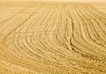 Image showing plowed agriculture field