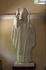 Image showing Pope John Paul II statue