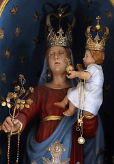 Image showing Blessed Virgin Mary with baby Jesus