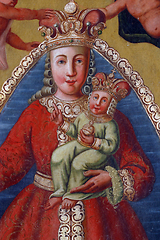 Image showing Blessed Virgin Mary with baby Jesus