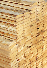 Image showing Rough timber