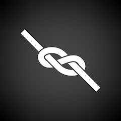 Image showing Alpinist Rope Knot Icon