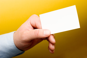 Image showing Blank card