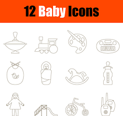 Image showing Baby Icon Set