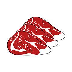 Image showing Raw Meat Steak Icon