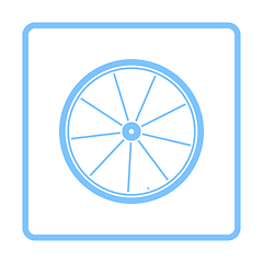 Image showing Bike Wheel Icon