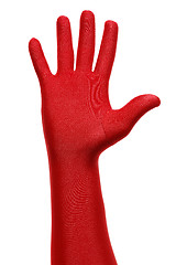 Image showing Red hand