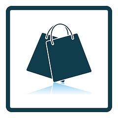 Image showing Two Shopping Bags Icon