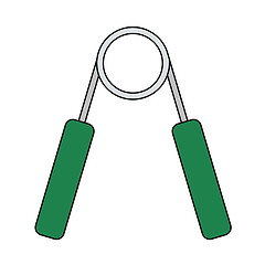 Image showing Icon Of Hands Expander