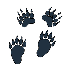 Image showing Icon Of Bear Trails