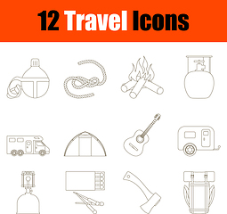 Image showing Travel Icon Set